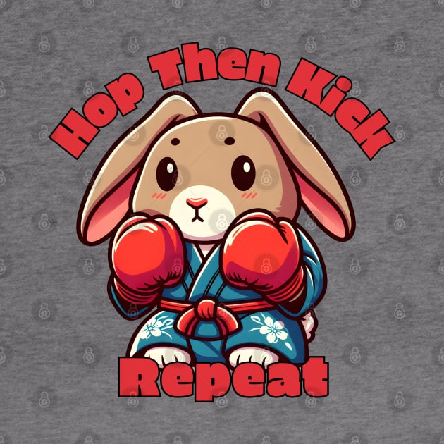 Kickboxing rabbit by Japanese Fever